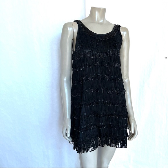 Vintage ROMAN KEFLAY Black Party Dress - Picture 7 of 11